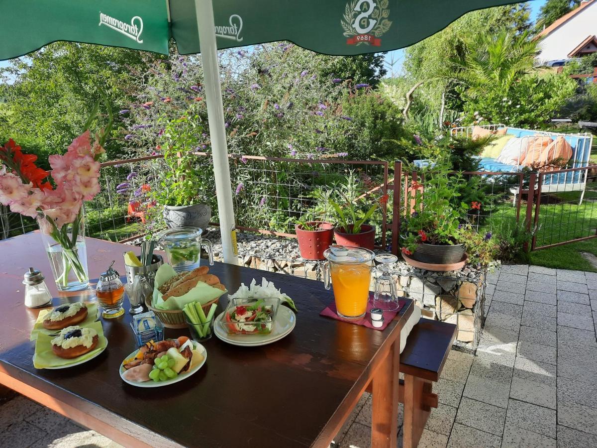 Penzion Zahrada Nad Rekou, Restaurace A Kavarna - Parkovani Gratis Zlata Koruna Экстерьер фото